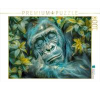 Puzzle · des Animaux rêveurs | Le gorille aime dormir dans la jungle · 1000 pièces · Format assemblé 64 × 48 cm · CALVENDO Puzzle