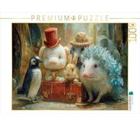 Puzzle · des Animaux rigolos | Mme Igel aimerait partir en voyage avec des amis · 1000 pièces · Format assemblé 64 × 48 cm · CALVENDO Puzzle