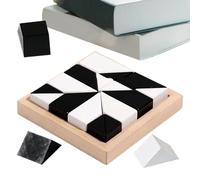 Puzzle des Blocs De Cachette - Assemblée des Jeux D'estimation du Domaine Éducatif, Puzzles 3D avec Plateau | Jeu Logique pour Garçons Filles Fils Fille Fils, Développement De Compétences Cogn