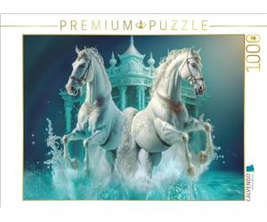 Puzzle · des Chevaux élégants | Scène de cirque · 1000 pièces · Format assemblé 64 × 48 cm · CALVENDO Puzzle