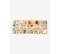 Puzzle des chiffres 2 en 1 en bois FSC® vert TU