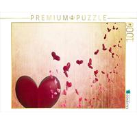 Puzzle · des cœurs Rouges Qui volent | 1000 pièces · Format assemblé 64 × 48 cm · CALVENDO Puzzle