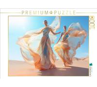Puzzle · des Danseurs au Style surréaliste | Impressionnants danseurs dans le désert · 1000 pièces · Format assemblé 64 × 48 cm · CALVENDO Puzzle