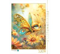 Puzzle · des Figurines d'animaux Mignonnes et Amusantes | Le papillon s'envole avec volupté · 1000 pièces · Format assemblé 64 × 48 cm · CALVENDO Puzzle