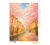 Puzzle · des Fleurs dans l'air du Matin | Une promenade printanière sous les cerisiers en fleurs dans la… · 1000 pièces · Format assemblé 64 × 48 cm · CALVENDO Puzzle