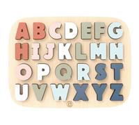Puzzle des formes alphabet en bois 26 pièces