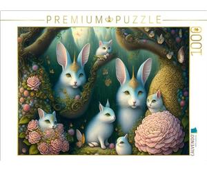 Puzzle · des Lapins imaginaires au Pays des Contes | 1000 pièces · Format assemblé 64 × 48 cm · CALVENDO Puzzle