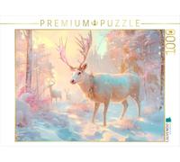 Puzzle · des Moments Magiques en ER | De magnifiques rennes sous le soleil d' er · 1000 pièces · Format assemblé 64 × 48 cm · CALVENDO Puzzle
