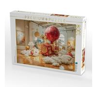 Puzzle · des Mondes imaginaires paradoxaux | Une nouvelle pièce de musée qui ressemble à une locomotive · 1000 pièces · Format assemblé 64 × 48 cm · CALVENDO Puzzle