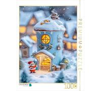 Puzzle · des Mondes Miniatures | Saint Nicolas dans un paysage ernal · 1000 pièces · Format assemblé 64 × 48 cm · CALVENDO Puzzle
