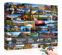 Puzzle des parcs nationaux, puzzle de la nature de 1000 pièces comme le présente les parcs nationaux, puzzle de paysage pour adultes, y compris Yellowstone, Yosemite, Zion
