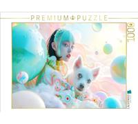 Puzzle · des Personnages dans Un Univers coloré de Style Anime