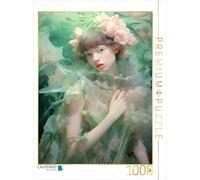 Puzzle · des Portraits féériques de Femmes | Orné de roses · 1000 pièces · Format assemblé 64 × 48 cm · CALVENDO Puzzle