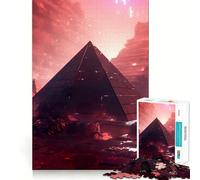 Puzzle des Pyramides d'Égypte 1000 pièces pour Adolescents, Jeu de réflexion et de Stimulation mentale, Design paisible et Amusant, Cadeau Unique (38x26cm)