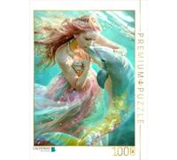 Puzzle · des sirènes féériques | Un dauphin te dit bonjour · 1000 pièces · Format assemblé 64 × 48 cm · CALVENDO Puzzle