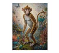 Puzzle Détaillé Magical Monkey Safari pour Adultes, Format 500 PCS