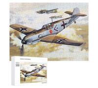 Puzzle Détaillé Messerschmitt Bf109 E3 pour Adultes, Format 500 PCS