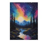 Puzzle Détaillé Mountain Sunfall pour Adultes, Format 500 PCS
