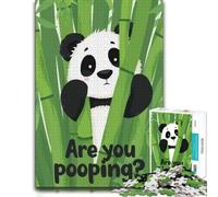 Puzzle Détaillé Panda in Bamboo pour Adultes, Format 500 PCS