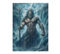 Puzzle Détaillé pour Adultes, Motif Poseidon, 500 PCS
