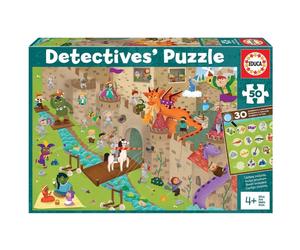 Puzzle Détective de 50 pièces - Le Château Mystérieux