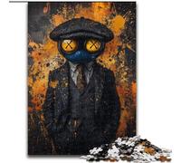 Puzzle Detective Frog 1000 pièces pour Adolescents, Jeux éducatifs, décoration d'intérieur, idéal pour la décoration de Bureau (50x75cm)