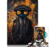 Puzzle Detective Frog 1000 pièces pour Adultes, Difficile à compléter mais Amusant et Humoristique, Cadeau d'anniversaire, Cadeaux, Art Mural 38x26cm