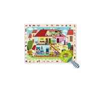 Puzzle Détective Écologique - Maison Loupe 42 Pièces pour Enfants