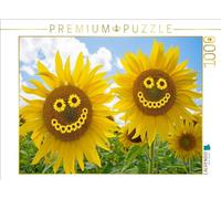 Puzzle · Deux Joyeux tournesols | Fotomontage · 1000 pièces · Format assemblé 64 × 48 cm · CALVENDO Puzzle