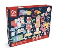 HaPe – Puzzle d'éveil magnétique E1651 Dress-Up – Dès 2 ans – Rouge