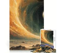 Puzzle d'exploration planétaire 1000 pièces pour Adultes, Stimulant cérébral, Anti-Stress, décoration Murale aux Bords précis (50x75cm)