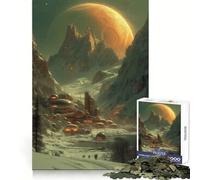 Puzzle d'exploration planétaire pour Adultes, 1000 pièces, Jeu de réflexion, Jouet Anti-anxiété, Objet de Collection aux découpes soignées (38x52cm)