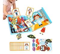 Puzzle d'Habillage - Puzzles Magnétiques pour l'Assortiment des Tenues - Jouets de Déguisement à Faire Soi-Même,pour De 3 À 6 Ans Anniversaire Noël École Maternelle Salle De Classe Voyage Jeu