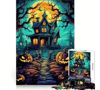 Puzzle d'halloween Effrayant de 1000 pièces pour Adolescents, Jeu de logique mentale, évasion apaisante, Objet de Collection aux Bords Fins (38x52cm)