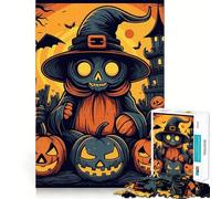 Puzzle d'halloween Effrayant de 1000 pièces pour Adultes, Jouet de réflexion, à Faire à la Maison, à apprécier, découpe Fine, Cadeau de Noël (38x26cm)