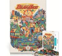 Puzzle d'histoires d'été biélorusses, 1000 pièces, coupes précises, jeu de logique, jeu de relaxation, 38 x 52 cm