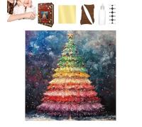 Puzzle d'hiver en Bois Arbre De Noël | Ensemble de Casse-Tête de Vacances d'Hiver Pour Maison École Fête Anniversaire Rassemblement Cadeaux Éducation