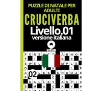 Puzzle di natale per bambini e adulti cruciverba livello:01 versione italiana v: 02: Cruciverba facili allena il tuo vocabolario e migliora le tue ... divertente e stimolante per bambini e adulti