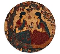 Puzzle Dialogue féminin à Travers Les Styles artistiques pour Adultes,1000pcs (67.5x67.5cm),Jeu ÉduChatif,décoration De La Maison,