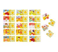 Puzzle didactique - l'heure
