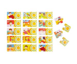 Puzzle didactique - l'heure