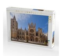 Puzzle · Die Kathedrale Von León aus dem 13. Jahrhundert | Provinz León · 1000 pièces · Format assemblé 64 × 48 cm · CALVENDO Puzzle