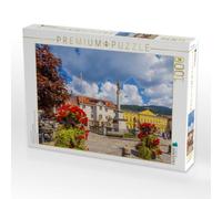 Puzzle · Die Mariensäule am Schillerplatz | Murau · 1000 pièces · Format assemblé 64 × 48 cm · CALVENDO Puzzle