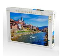 Puzzle · Die Mur fließt durch Murau | Murau · 1000 pièces · Format assemblé 64 × 48 cm · CALVENDO Puzzle