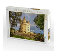 Puzzle · Die Santa Luzia Wallfahrtskirche in Viana do Castelo | Portugal · 2000 pièces · Format assemblé 90 × 67 cm · CALVENDO Puzzle