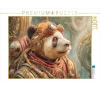 Puzzle · Dieselpunk | Panda dieselpunk · 1000 pièces · Format assemblé 64 × 48 cm · CALVENDO Puzzle