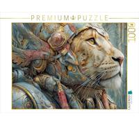 Puzzle · Dieselpunk | Un regard majestueux et concentré · 1000 pièces · Format assemblé 64 × 48 cm · CALVENDO Puzzle