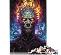 Puzzle Dieu de l'univers, Casse-tête en Carton de qualité supérieure pour Enfants et Adultes à partir de 12 Ans, Cadeaux de Noël, 1000 pièces (75 x 50 cm)