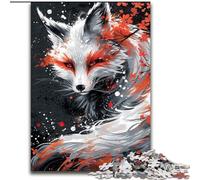 Puzzle Dieu des Renards pour Puzzle en Carton de 1000 pièces Un Casse-tête Stimulant pour Les Adolescents, Une soirée de Jeux en Famille Amusante, Taille 26x38cm