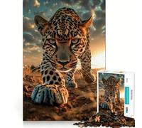 Puzzle Difficile À la Poursuite du Coucher du Soleil pour Adultes, 1000 pièces, Stimulant, apaisant, idéal pour s'évader, Bords tendus, Cadeau spécial 38x52cm